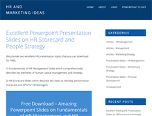 Tablet Screenshot of marketinghrdpresentation.com